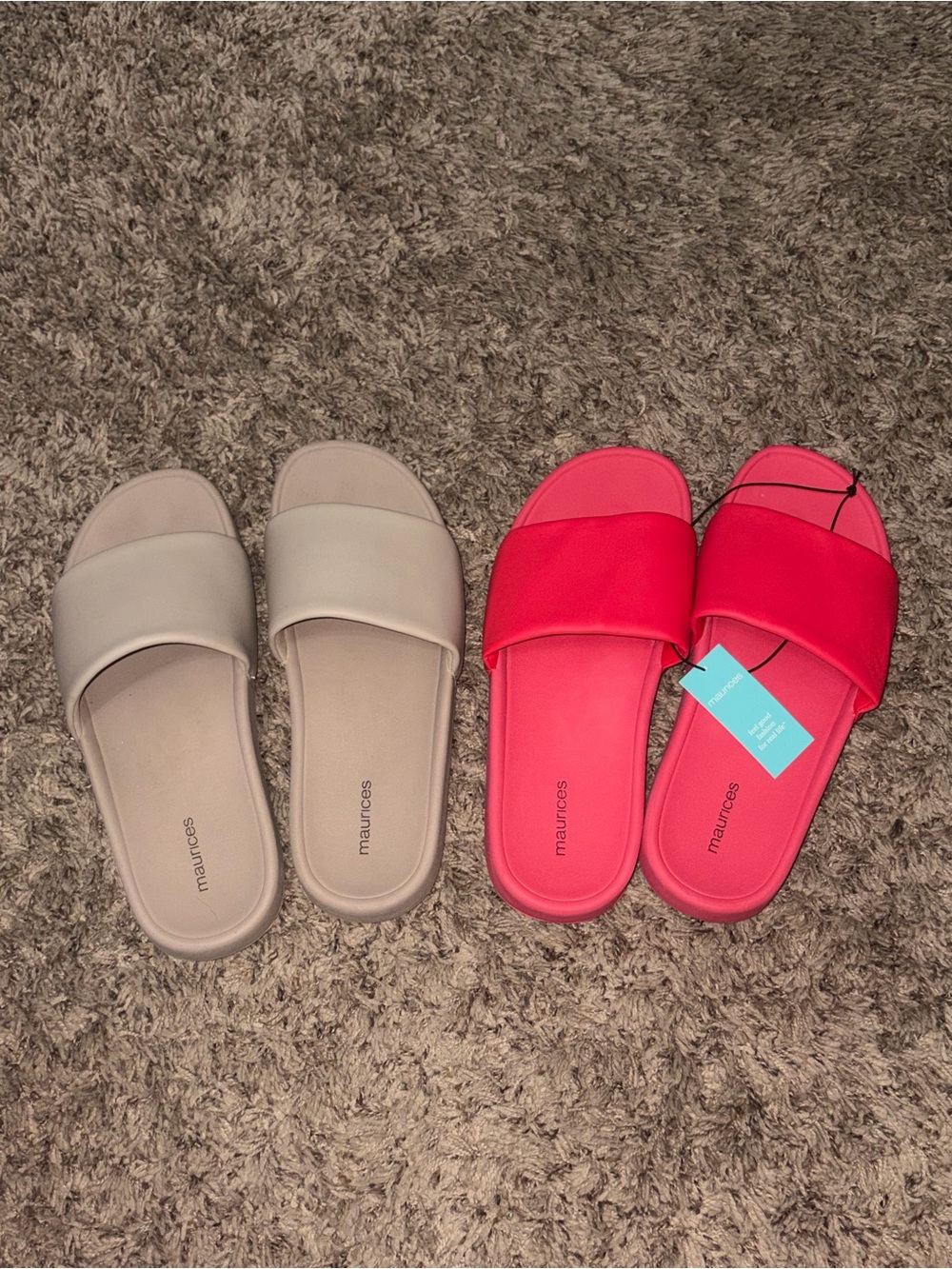 2 pair Maurices size 9 Single Band Pool Strap